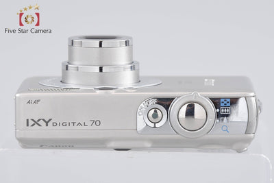 【中古】Canon キヤノン IXY Digital 70 シルバー コンパクトデジタルカメラ