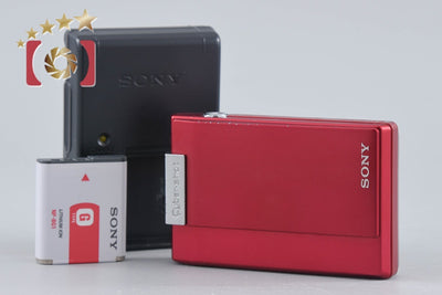 【中古】SONY ソニー Cyber-shot DSC-T100 レッド デジタルスチルカメラ