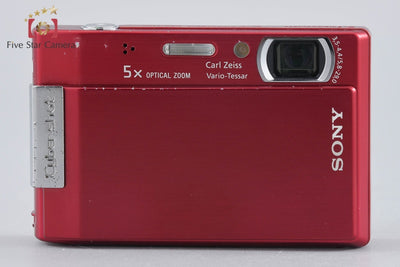 【中古】SONY ソニー Cyber-shot DSC-T100 レッド デジタルスチルカメラ