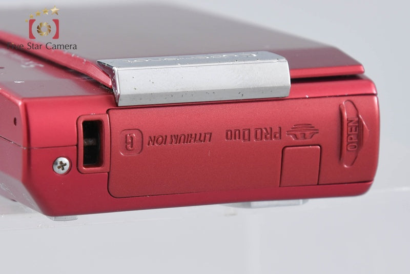 中古】SONY ソニー Cyber-shot DSC-T100 レッド デジタルスチルカメラ