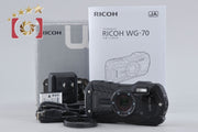 【中古】RICOH リコー PENTAX ペンタックス WG-70 ブラック 防水アクションカメラ シャッター回数僅少 元箱付き