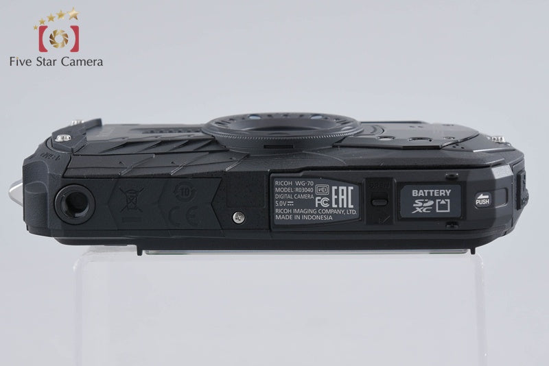 中古】RICOH リコー PENTAX ペンタックス WG-70 ブラック 防水