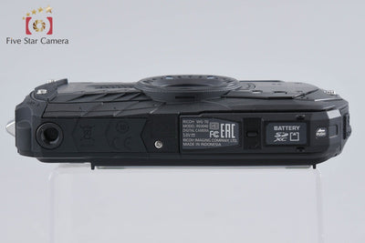 【中古】RICOH リコー PENTAX ペンタックス WG-70 ブラック 防水アクションカメラ シャッター回数僅少 元箱付き
