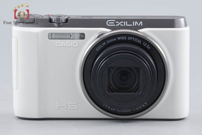 【中古】CASIO カシオ HIGH SPEED EXILIM EX-ZR1100 ホワイト コンパクトデジタルカメラ 元箱付き