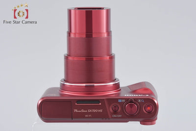 【中古】Canon キヤノン PowerShot SX720 HS レッド コンパクトデジタルカメラ 元箱付き