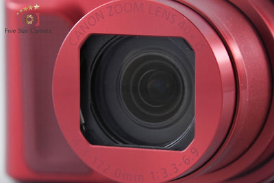 【中古】Canon キヤノン PowerShot SX720 HS レッド コンパクトデジタルカメラ 元箱付き