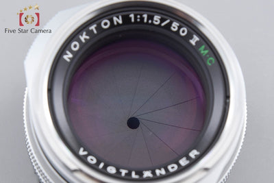 【中古】Voigtlander フォクトレンダー NOKTON 50mm f/1.5 II M.C ライカMマウント