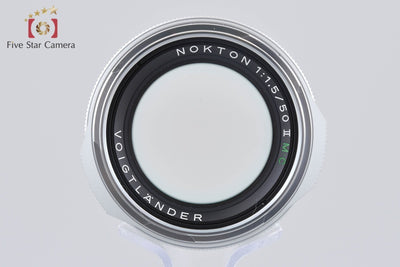 【中古】Voigtlander フォクトレンダー NOKTON 50mm f/1.5 II M.C ライカMマウント