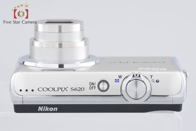 【中古】Nikon ニコン COOLPIX S620 シルバー コンパクトデジタルカメラ