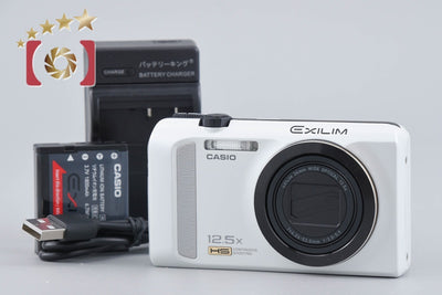 【中古】Casio カシオ HIGH SPEED EXILIM EX-ZR200 ホワイト コンパクトデジタルカメラ