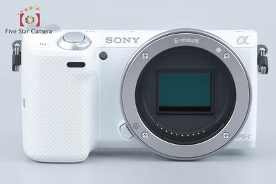 【中古】SONY ソニー α NEX-5T ホワイト パワーズームレンズキット 海外版