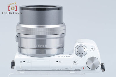 【中古】SONY ソニー α NEX-5T ホワイト パワーズームレンズキット 海外版