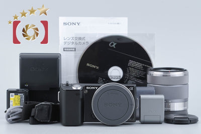 【中古】SONY ソニー α NEX-5 ズームレンズキット ブラック シャッター回数僅少
