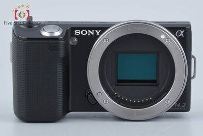 【中古】SONY ソニー α NEX-5 ズームレンズキット ブラック シャッター回数僅少