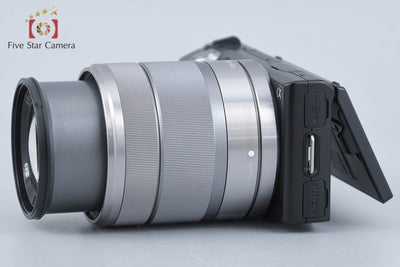 【中古】SONY ソニー α NEX-5 ズームレンズキット ブラック シャッター回数僅少
