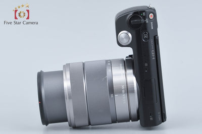 【中古】SONY ソニー α NEX-5 ズームレンズキット ブラック シャッター回数僅少