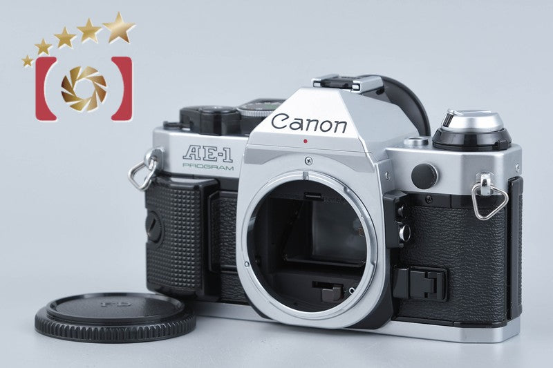 【中古】Canon キヤノン AE-1 PROGRAM シルバー フィルム一眼レフカメラ