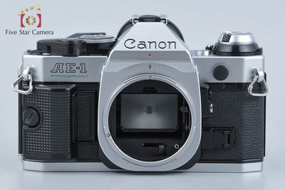 【中古】Canon キヤノン AE-1 PROGRAM シルバー フィルム一眼レフカメラ