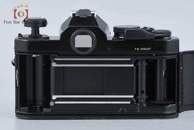 【中古】Nikon ニコン FM 中期 ブラック フィルム一眼レフカメラ