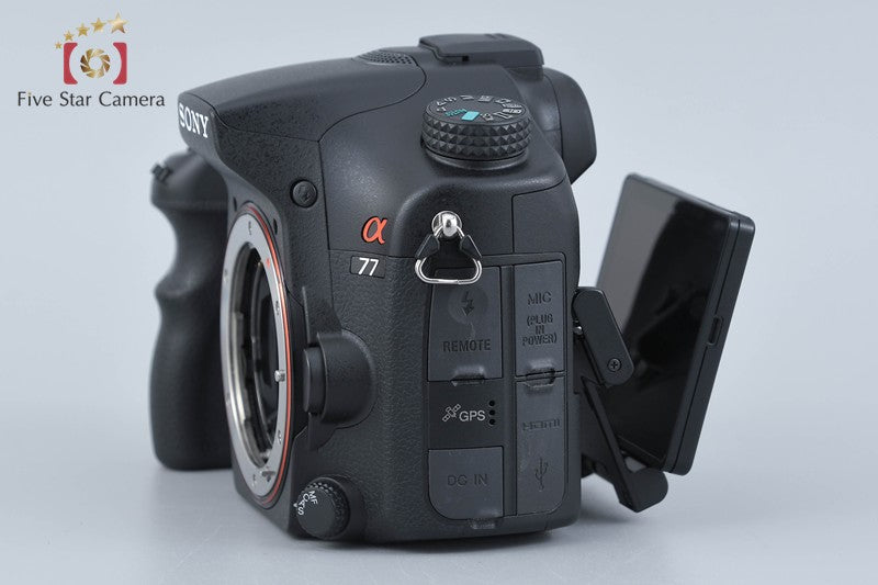 中古】SONY ソニー α77 SLT-A77V デジタル一眼カメラ シャッター回数