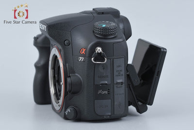 【中古】SONY ソニー α77 SLT-A77V デジタル一眼カメラ シャッター回数僅少