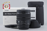 【中古】SIGMA シグマ Art 24-70mm f/2.8 DG OS HSM キヤノン用 元箱付き