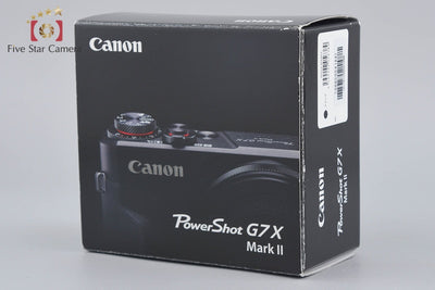 【中古】Canon キヤノン PowerShot G7 X Mark II コンパクトデジタルカメラ 元箱付き