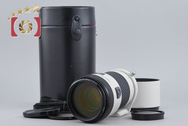 【中古】MINOLTA ミノルタ HIGH SPEED AF APO TELE ZOOM 80-200mm f/2.8 G