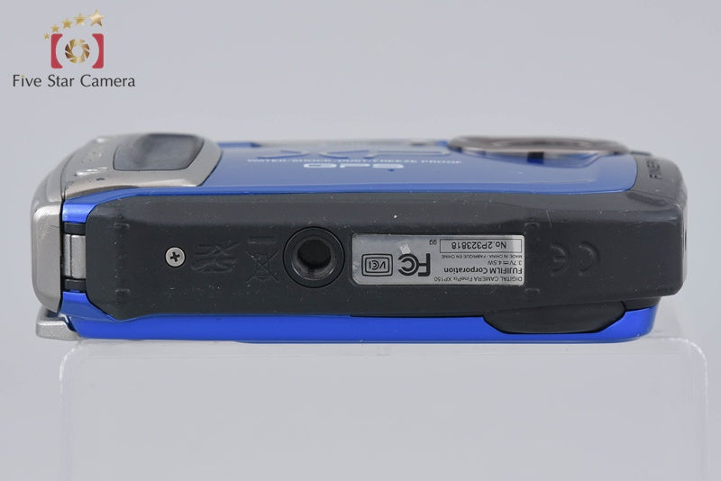 中古】FUJIFILM 富士フイルム FINEPIX XP150 ブルー コンパクト