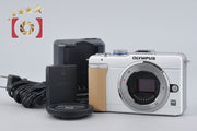 【中古】OLYMPUS オリンパス PEN E-PL1 ホワイト ミラーレス一眼カメラ