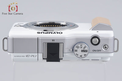 【中古】OLYMPUS オリンパス PEN E-PL1 ホワイト ミラーレス一眼カメラ