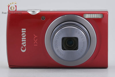 【中古】Canon キヤノン IXY 150 レッド コンパクトデジタルカメラ