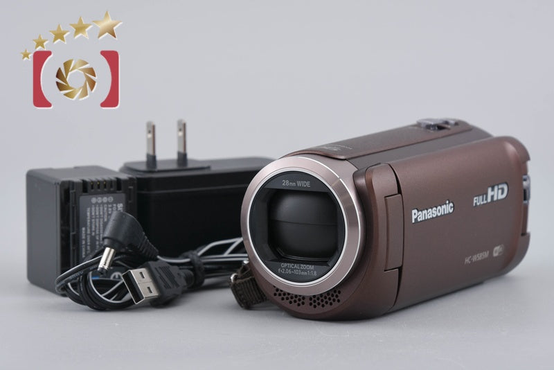 【中古】Panasonic パナソニック HC-W585M ブラウン ビデオカメラ