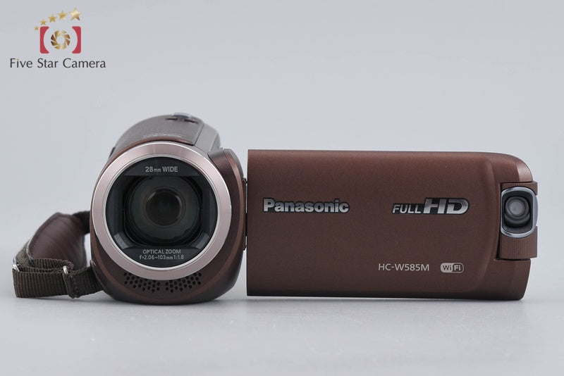 中古】Panasonic パナソニック HC-W585M ブラウン ビデオカメラ – Five