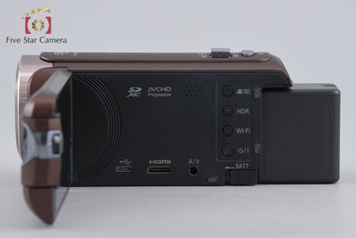 【中古】Panasonic パナソニック HC-W585M ブラウン ビデオカメラ