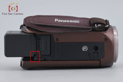 【中古】Panasonic パナソニック HC-W585M ブラウン ビデオカメラ