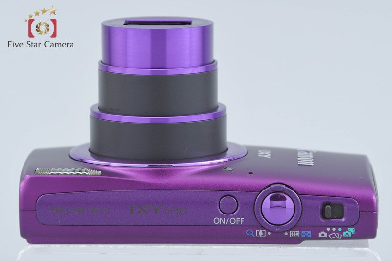 中古】Canon キヤノン IXY 630 パープル コンパクトデジタルカメラ