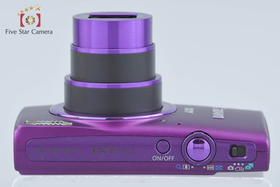 【中古】Canon キヤノン IXY 630 パープル コンパクトデジタルカメラ