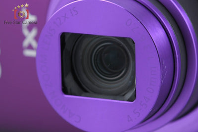 【中古】Canon キヤノン IXY 630 パープル コンパクトデジタルカメラ