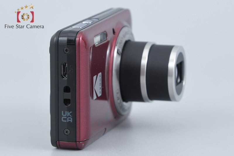 中古】KODAK コダック PIXPRO FZ55 レッド コンパクトデジタルカメラ