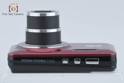 【中古】KODAK コダック PIXPRO FZ55 レッド コンパクトデジタルカメラ 元箱付き