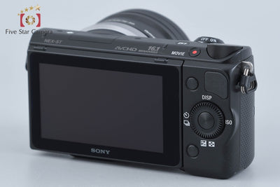 【中古】SONY ソニー α NEX-5T ブラック パワーズームレンズキット シャッター回数僅少 多言語対応
