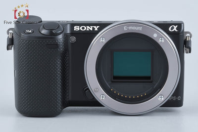 【中古】SONY ソニー α NEX-5T ブラック パワーズームレンズキット シャッター回数僅少 多言語対応
