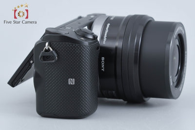 【中古】SONY ソニー α NEX-5T ブラック パワーズームレンズキット シャッター回数僅少 多言語対応