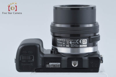 【中古】SONY ソニー α NEX-5T ブラック パワーズームレンズキット シャッター回数僅少 多言語対応