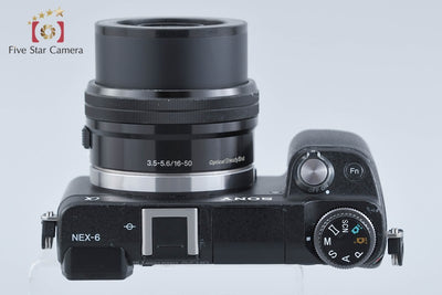 【中古】SONY ソニー α NEX-6 パワーズームレンズキット ブラック 多言語対応