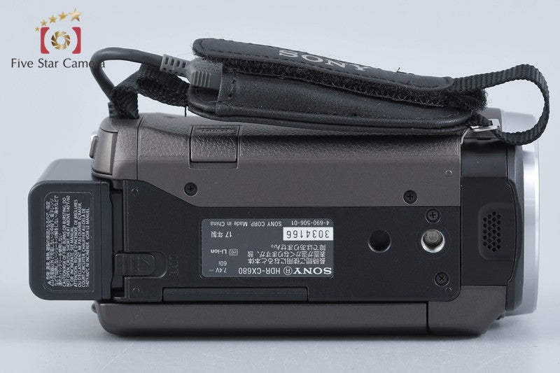中古】SONY ソニー ハンディカム HDR-CX680 ブロンズブラウン デジタル