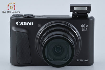 【中古】Canon キヤノン PowerShot SX740 HS ブラック コンパクトデジタルカメラ 元箱付き