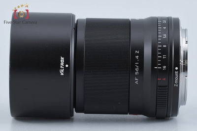 【中古】VILTROX ビルトロックス AF 56mm f/1.4 STM ED IF ニコンZマウント用 元箱付き