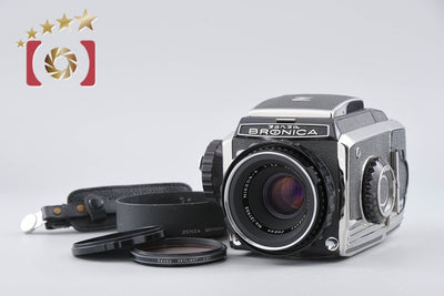 【中古】ZENZA BRONICA ゼンザブロニカ S2 前期 シルバー + Nikon NIKKOR-P 75mm f/2.8